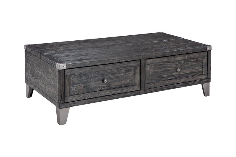 Todoe Dark Gray Coffee Table with Lift Top - Lara FurnitureCoffee Table