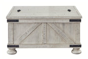 Carynhurst Whitewash Coffee Table - Lara FurnitureCoffee Table