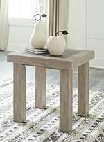 Hennington Light Brown End Table - Lara Furniture