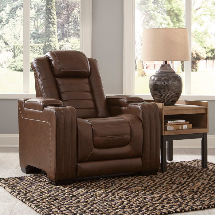 Backtrack Chocolate Power Recliner
