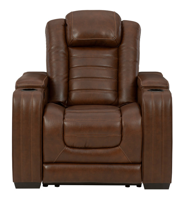 Backtrack Chocolate Power Recliner