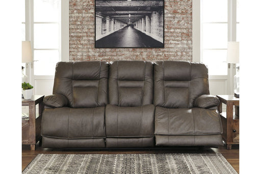 Wurstrow Smoke Power Reclining Sofa - Lara Furniture