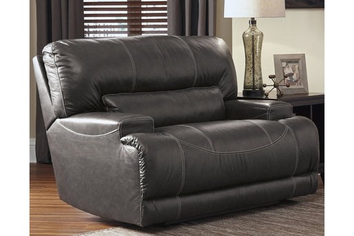 McCaskill Gray Oversized Recliner - Lara Furniture