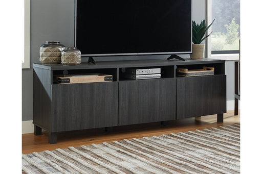 Yarlow Black 70" TV Stand - Lara Furniture