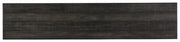 Noorbrook Black XL TV Stand w/Fireplace Option - Lara FurnitureTV Stand