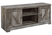 Wynnlow Gray 63" TV Stand - Lara FurnitureEntertainment Center