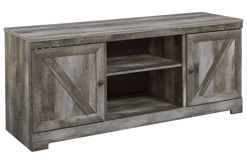 Wynnlow Gray 63" TV Stand - Lara FurnitureEntertainment Center