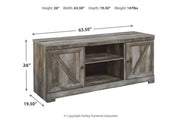 Wynnlow Gray 63" TV Stand - Lara FurnitureEntertainment Center