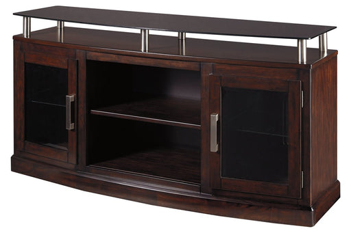 Chanceen Dark Brown 60" TV Stand - Lara Furniture