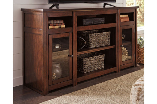Harpan Reddish Brown 72" TV Stand - Lara Furniture