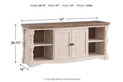 Havalance Two - tone 67" TV Stand - Lara FurnitureTV Stand