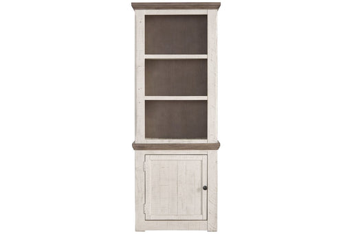 Havalance Two-tone Left Pier Cabinet - Lara Furniture