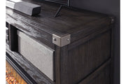 Todoe Gray 65" TV Stand - Lara FurnitureTV Stand