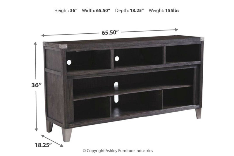 Todoe Gray 65" TV Stand - Lara FurnitureTV Stand