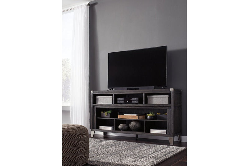Todoe Gray 65" TV Stand - Lara FurnitureTV Stand
