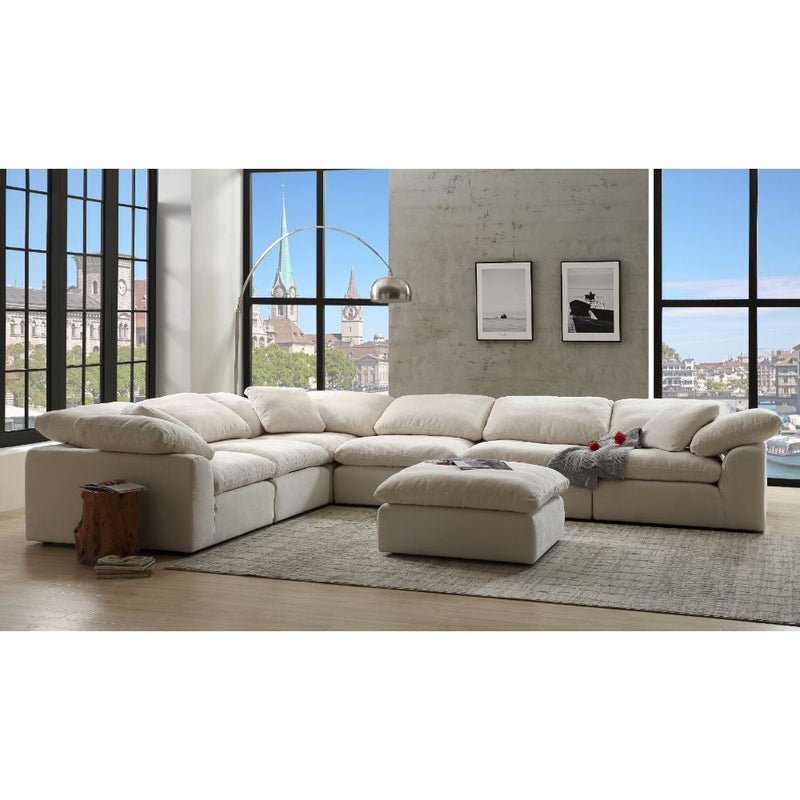 Naveen Ivory Sectional Set