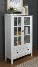 Miranda White Accent Cabinet - Lara Furniture