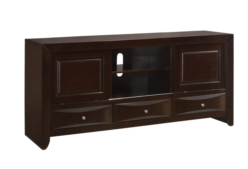 Emily Dark Cherry 68" TV Stand - Lara FurnitureTV Stand