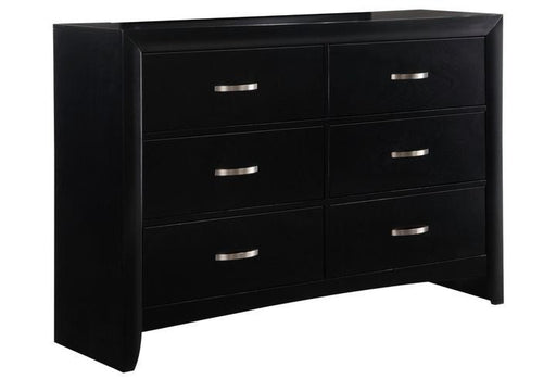 Galinda Black Dresser - Lara Furniture