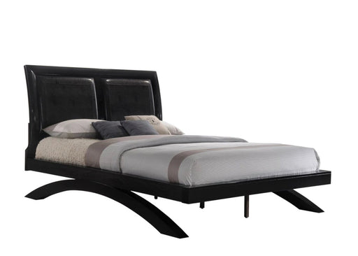 Galinda Black Arch King Platform Bed - Lara Furniture