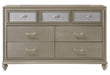 Lila Champagne Dresser - Lara Furniture