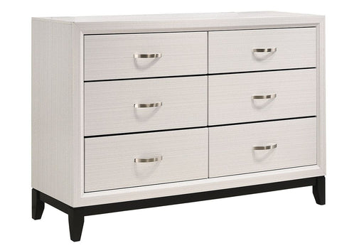 Akerson Chalk White Dresser - Lara Furniture