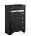 Regata Black Storage Platform Bedroom Set - Lara Furniture