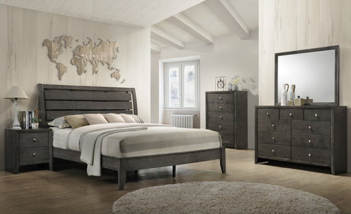 Evan Gray Panel Bedroom Set - Lara Furniture