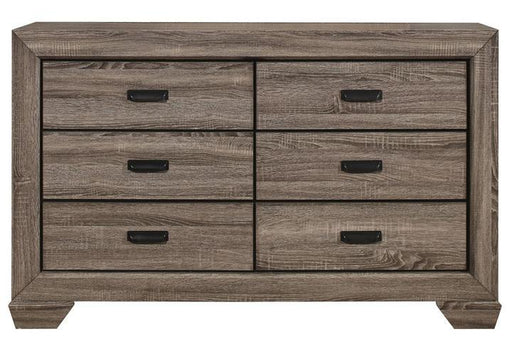 Farrow Grayish Brown Dresser - Lara Furniture
