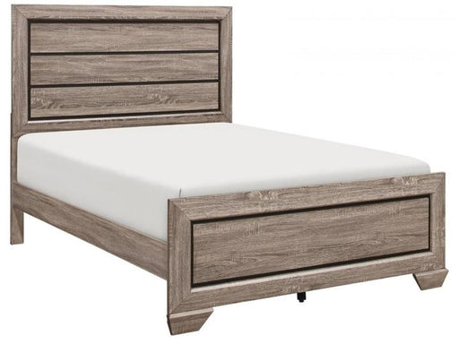 Farrow Grayish Brown Full Panel Bed - Lara Furniture