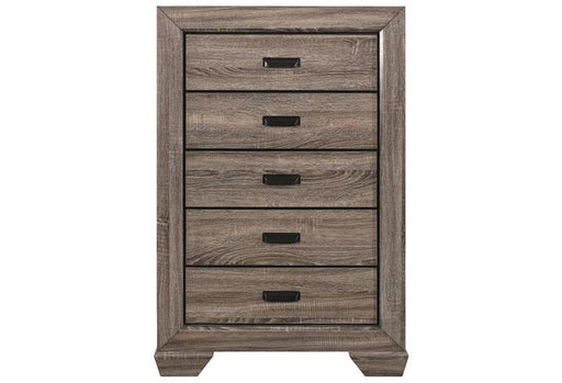 Farrow Grayish Brown Chest - Lara Furniture