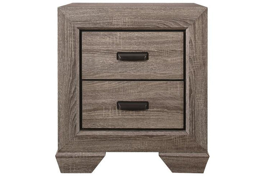 Farrow Grayish Brown Nightstand - Lara Furniture