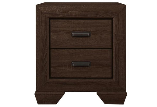 Farrow Chocolate Nightstand - Lara Furniture