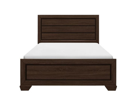 Farrow Chocolate Queen Panel Bed - Lara Furniture