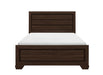 Farrow Chocolate King Panel Bed - Lara Furniture