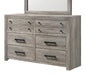 Tundra Gray Panel Bedroom Set - Lara Furniture