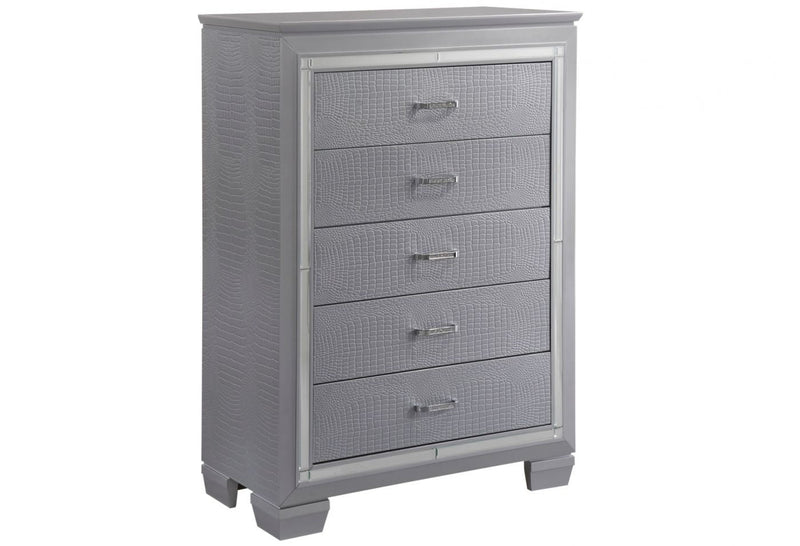 Lillian Silver Chest - Lara FurnitureChest