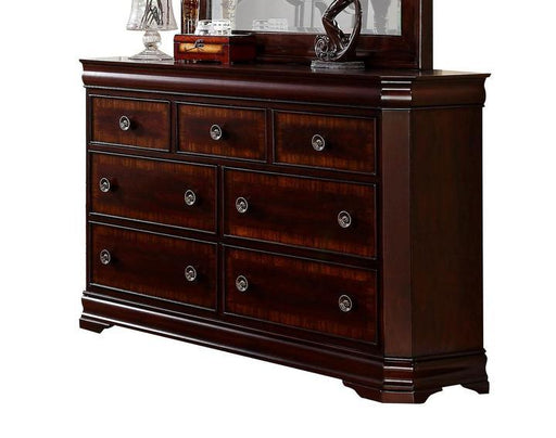 Charlotte Dark Cherry Dresser - Lara Furniture