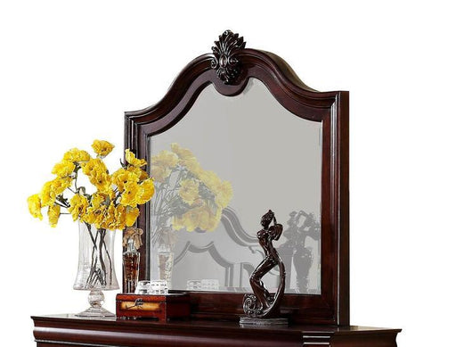 Charlotte Dark Cherry Mirror - Lara Furniture