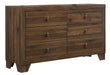 Millie Cherry Brown Dresser - Lara Furniture
