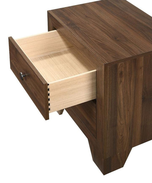 Millie Cherry Brown Nightstand - Lara Furniture
