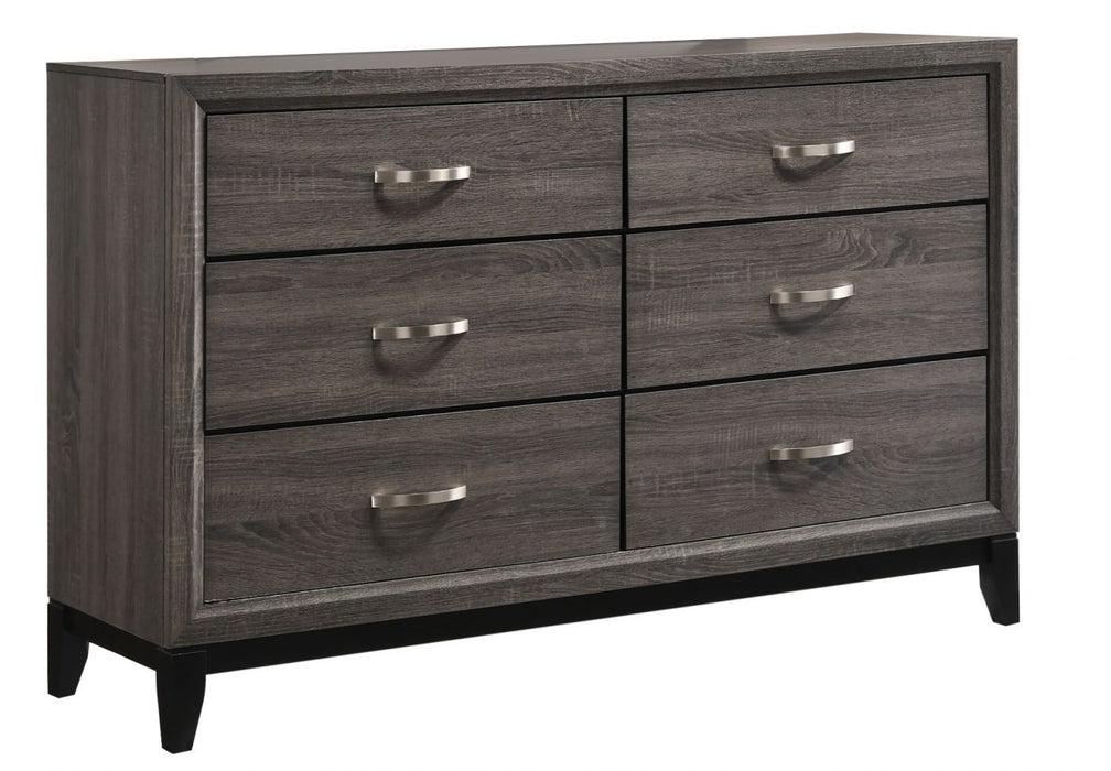 Akerson Gray Dresser - Lara Furniture