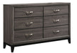 Akerson Gray Dresser - Lara Furniture