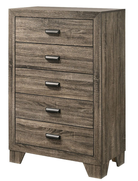 Millie Brown Youth Panel Bedroom Set - Lara Furniture