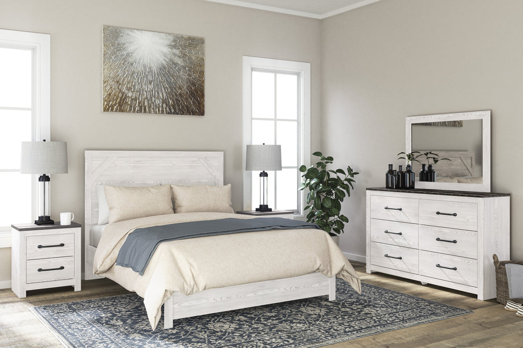 [HOT DEAL] Gerridan White-Gray Panel Bedroom Set