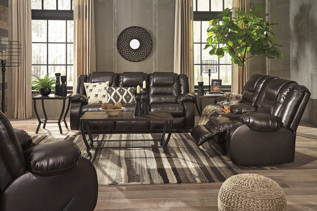 [SPECIAL] Vacherie Chocolate Reclining Living Room Set