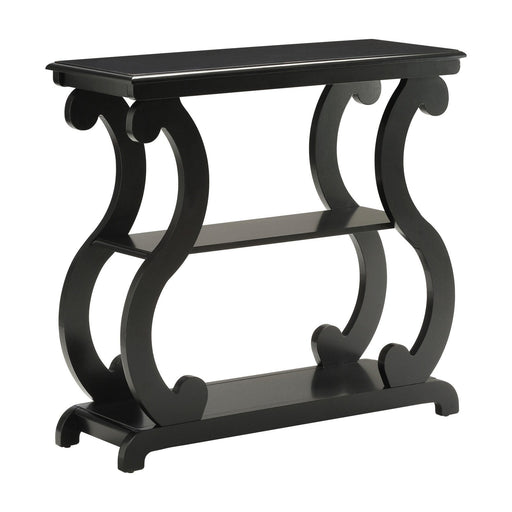 Lucy Black Console Table - Lara Furniture