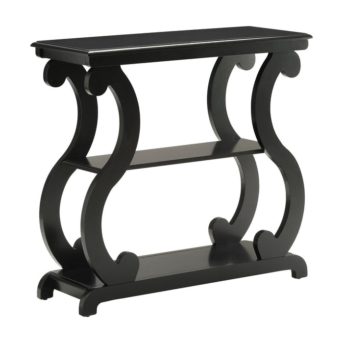 Lucy Black Console Table - Lara Furniture