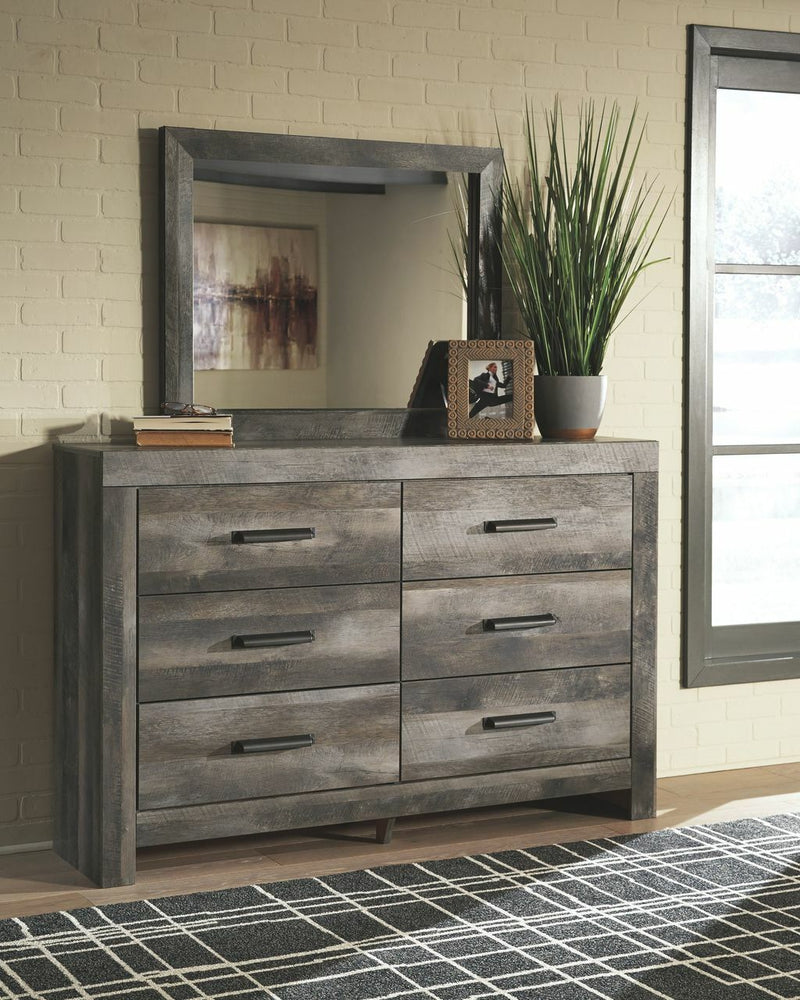 Wynnlow Gray Bedroom Mirror - Lara FurnitureMirror