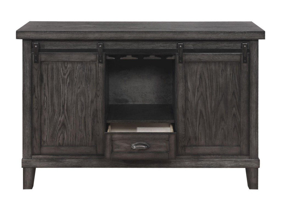Matheny Gray Server - Lara Furniture